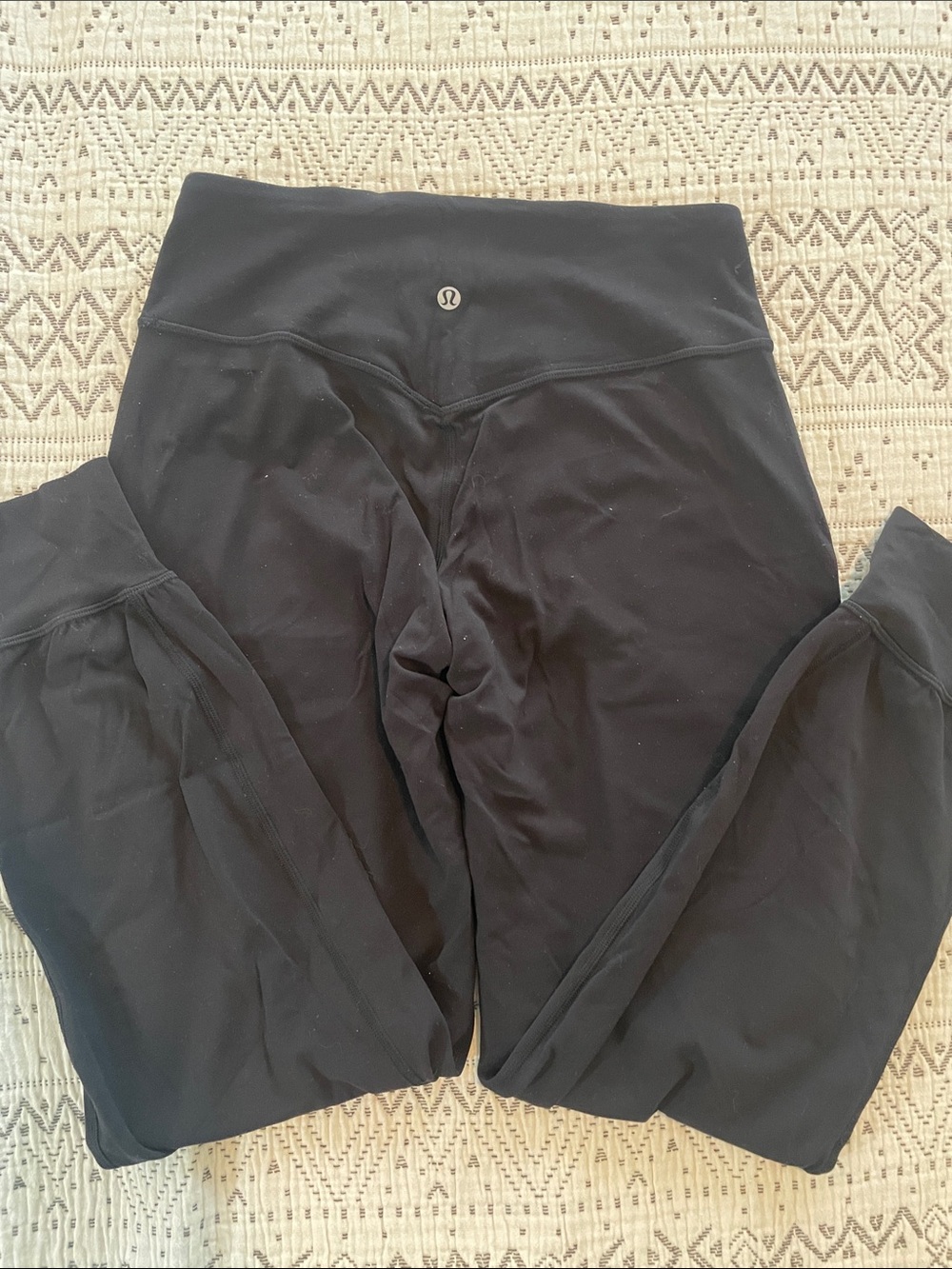lululemon athletica Black Mid-Rise Performance Leggings